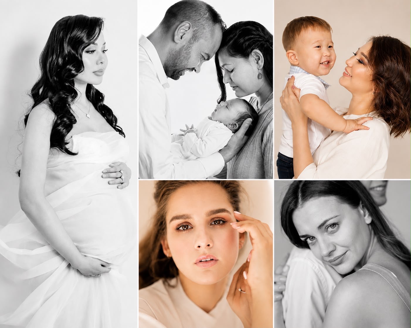 Lazuro studio photoshoots — family, maternity, kids and portrait photography